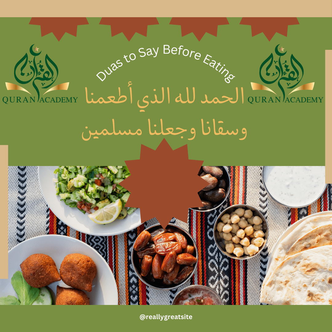 Best Duas to Say Before Eating for Peace - Quran Academy