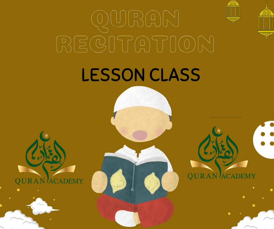 An illustration of a young boy reading the holy book, representing a lesson class to learn proper Quran recitation rules with Quran Academy. Quran Recitation Rules A Beginner's Guide to Tajweed - Quran Academy